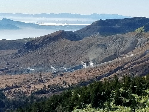 志賀高原の毒ガス地帯